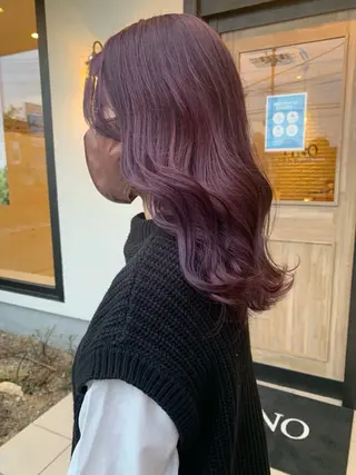 セミロング luela所属・原田 はなのヘアスタイル