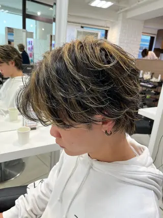 ショート カラー メンズ メンズヘア専門🦊 RYOKAのヘアスタイル