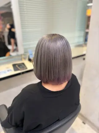 ロング カラー 💙ハイトーン韓国風 色白ヘア💙manaのヘアスタイル