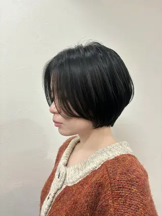 ショート Haruka韓国風 似合わせカット♡のヘアスタイル