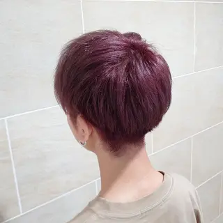 メンズ カラー ショート 宮本  星羅のヘアスタイル