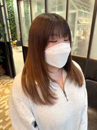 セミロング lolonois森ノ宮所属・齊藤 百伽のヘアスタイル