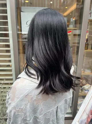 セミロング ゆもとまひろ🫧 渋谷/メンズパーマのヘアスタイル