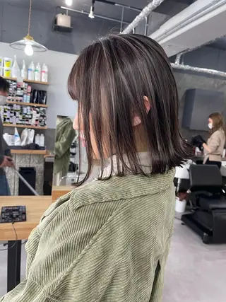 ミディアム カラー Reb_keiji 👑小倉圭司のヘアスタイル