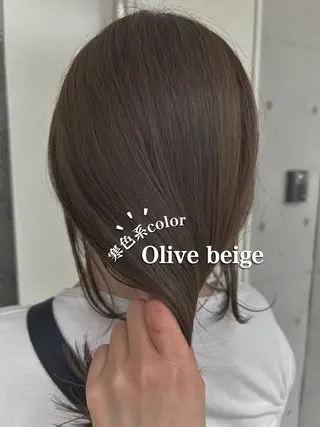 ミディアム A BY WHO(エーバイフー)江坂店所属・荻野 晴香のヘアスタイル