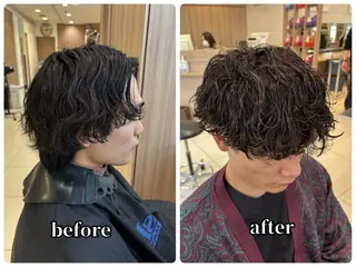パーマ メンズ 波巻き・カルマ パーマ特化/aoiのヘアスタイル