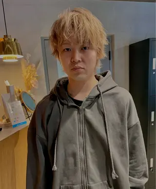 ミディアム メンズ特化 しゅうへいのヘアスタイル