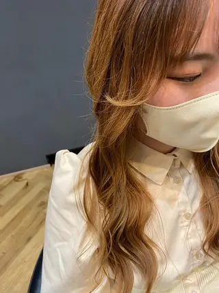 ロング ⭐️透明感カラー/ パーマ⭐️宮野翔のヘアスタイル