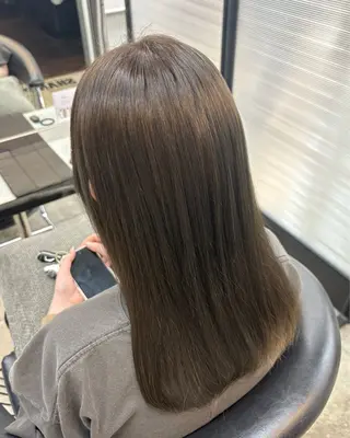 セミロング カラー 🪄くすみカラー❇️ 名塚比奈乃🪄のヘアスタイル