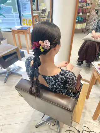 ヘアアレンジ ふわふわヘアメイク 🎀ななのヘアスタイル