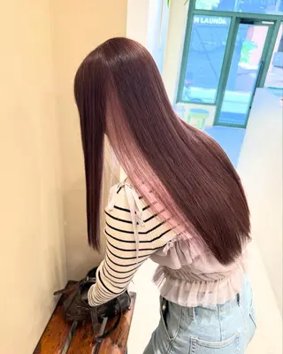 ロング 佐川 雪月のヘアスタイル