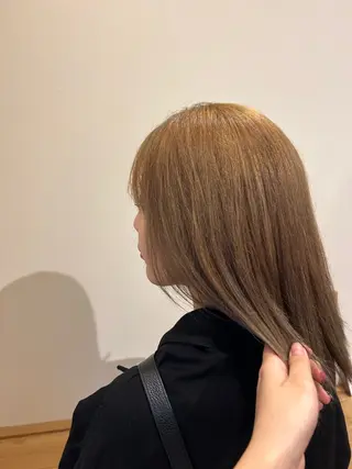ミディアム カラー 🤍江坂 ハヤシアヤナ🤍のヘアスタイル