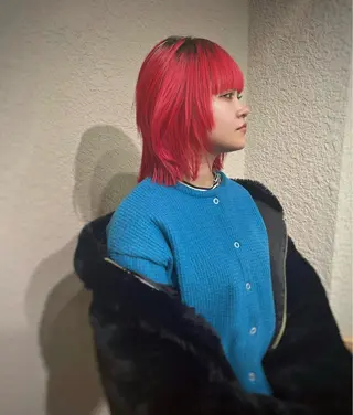 セミロング 💖艶髪ブリーチ髪質 改善💖ケンシンのヘアスタイル