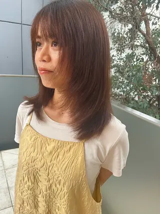 ロング 🌟表参道レイヤー カット/千優のヘアスタイル
