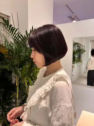 ショート 🎀調布仙川透明感オ リーブカラー干莉🎀のヘアスタイル