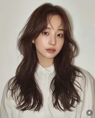 ロング パーマ momo 岡崎のヘアスタイル