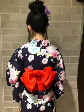 ヘアアレンジ 星 沙織のヘアスタイル