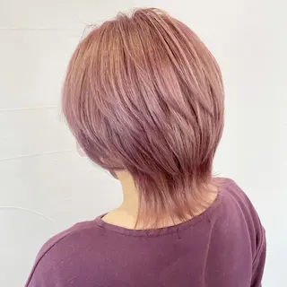 ショート カラー 水戸/ブリーチカラー ♠️♠️會澤遼真のヘアスタイル