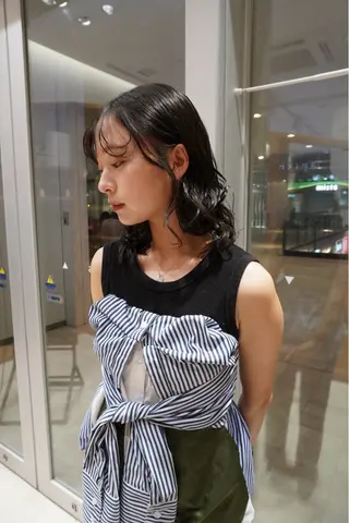 パーマ ボブパーマ 井山咲良のヘアスタイル