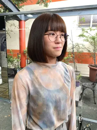 ミディアム amie所属・会話少なめ/ 髪質改善/Ruiのヘアスタイル