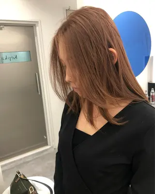 ミディアム カラー KEPKA ヤマグチ 天神 今泉のヘアスタイル