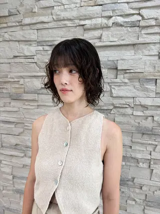 ショート パーマ Seeknext // Rukaのヘアスタイル