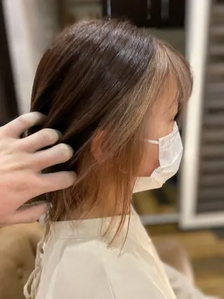 カラー 小山 悦宏のヘアスタイル