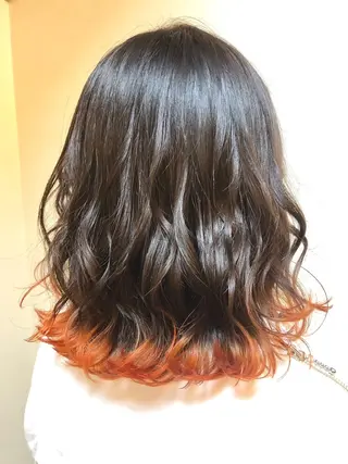 セミロング AMANO カットモデル募集中のヘアスタイル