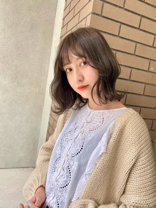 ミディアム nex the salon coall所属・【美髪矯正特化】 ズケヤマのヘアスタイル