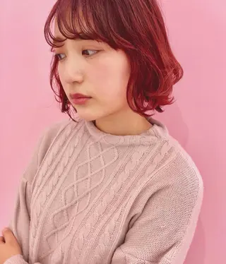 ショート 岩田 萌那のヘアスタイル