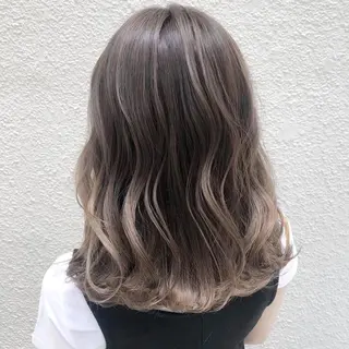 セミロング カラー FERIAあべの KARINのヘアスタイル