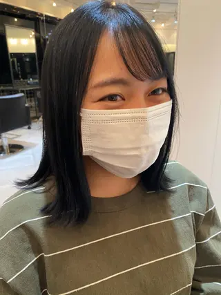 ミディアム カラー Tomoka🐶🌟 似合わせカット✂︎のヘアスタイル