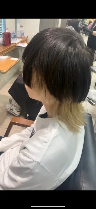 カラー メンズ CINQ ドリームプラザ店所属・竹内 仁のヘアスタイル