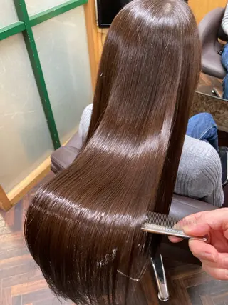 ロング katae sayoriのヘアスタイル