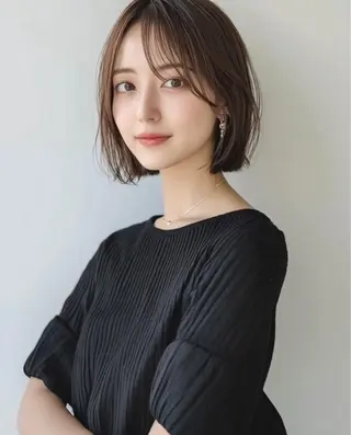 ミディアム VLOW nex the salon所属・韓国風/髪質改善/ ナガヤアキラのヘアスタイル