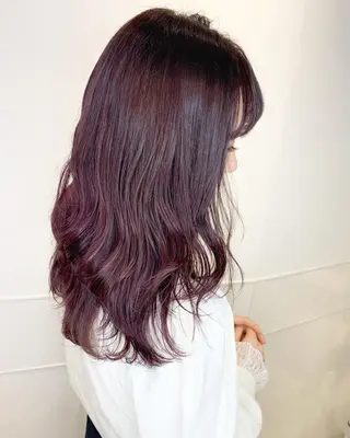 セミロング カラー パーマ ヘアアレンジ メンズ キッズ ネイル マツエク・マツパ Amelie所属・Amelie yunのヘアスタイル