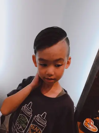 キッズ 髪質改善&白髪ぼかし カラー♡店長みやけ♡のヘアスタイル