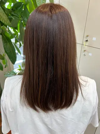 ロング カラー 中野 未来のヘアスタイル