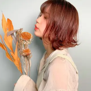 ミディアム カラー 佐藤 裕史のヘアスタイル
