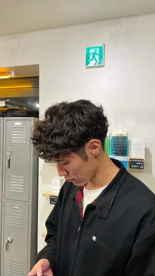 ショート パーマ fifth 阿部楓のヘアスタイル