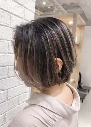 ショート カラー 【t.a.g（タグ）】所属・ノンダメージ髪質改善 カラー💎/KURAのヘアスタイル