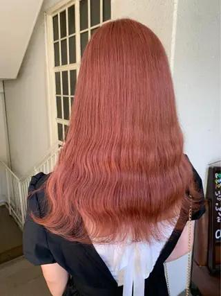 ロング ハイトーン×エクステ 💞くるみのヘアスタイル