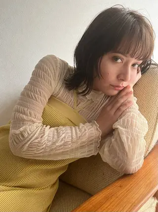 ショート カラー パーマ ヘアアレンジ メンズ キッズ 【暗め透明感カラー】 【インナー】小島良太のヘアスタイル