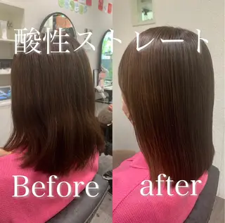 セミロング 【酸性ストレート】 宮下和明のヘアスタイル