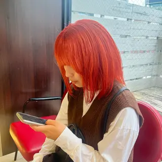 カラー 透明感カラー/ くびれヘア/館岡俊平のヘアスタイル