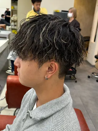 パーマ メンズ パーマ/京都駅 /メンズ/藤井 翔のヘアスタイル