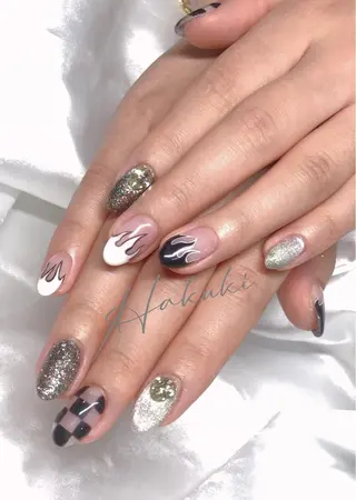 ネイル ハク キのネイルデザイン