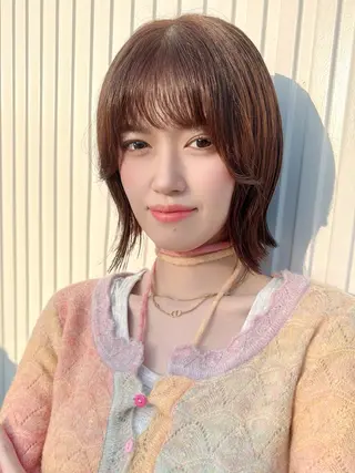 ショート ボブ・レイヤー・縮毛 /内藤康太のヘアスタイル