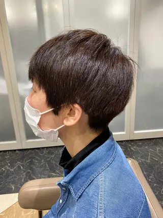 ショート カラー 失敗しないパーマ 赤塚雄輝のヘアスタイル