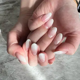 セミロング ネイル nail salon émuのネイルデザイン